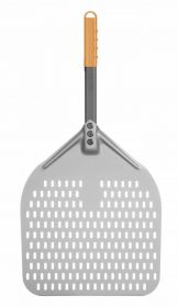 Pizza Accessoire RVS Pizzaschep Rechthoekig 30-120 Geperforeerd - 30x36 cm Combisteel 7013.1805