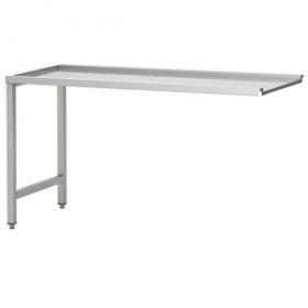 Aanvoertafel / Afvoertafel Twee Poten 700 Links t.b.v. 7280.0050-0055-0060-0065 - 70x75x90 cm Combisteel 7003.0420