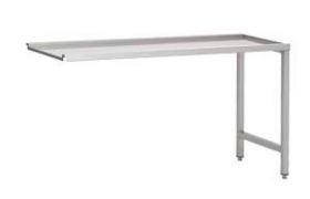 Aanvoertafel / Afvoertafel Twee Poten Rechts t.b.v. 7280.0050-0055-0060-0065 - 70x75x90 cm Combisteel 7003.0425