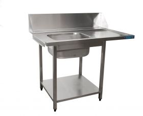 Aanvoertafel / Afvoertafel Voor Vaatwasser Links, 1 Bak, 1200 Mm Saro 700-3000L