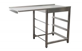 Aanvoertafel / Afvoertafel Voor Vaatwasser Links, 1 Bak, 1200 Mm Saro 700-3100L