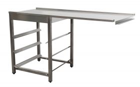 Aanvoertafel / Afvoertafel Voor Vaatwasser Rechts, 1 Bak, 1600 Mm Saro 700-3105R