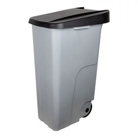 Afval container 110L PP (zwart) Denox EMG 600094