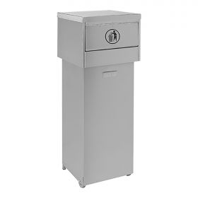 Afval container 136L RVS EMGA EMG 921210