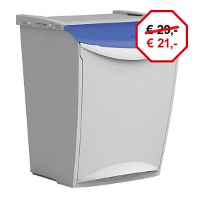 Afval container 25L PP (blauw) Denox EMG 600081