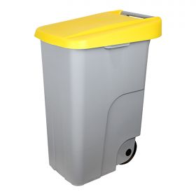 Afval container 85L PP (geel) Denox EMG 600087