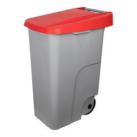 Afval container 85L PP (rood) Denox EMG 600088