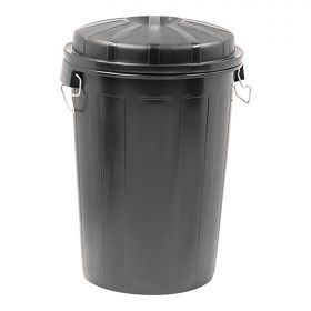 Afval container 95L HDPE (zwart) Denox EMG 600052