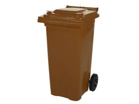 Afvalbak 2 Wiel Grote Afvalcontainer Model Mgb 120 Br - Bruin Saro 174-2125