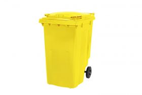 Afvalbak 2 Wiel Grote Afvalcontainer Model Mgb 240 Ge - Geel Saro 174-2215