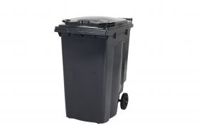 Afvalbak 2 Wiel Grote Afvalcontainer Model Mgb 340 G - Grijs Saro 174-2300