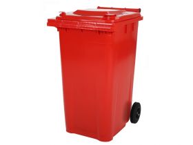 Afvalbak 2 Wiel Grote Afvalcontainer Model Mgb 80 Ro - Rood Saro 174-2020