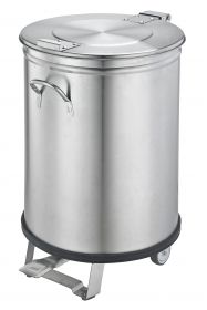 Afvalbak Op Wielen Met Openingspedaal, Model Me 50 Saro 399-2070