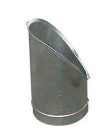 Afzuiging T-Stuk 45° Schuin Ø 400 Combisteel 7215.0080