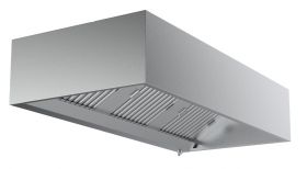 Afzuiging Wandkap Doosmodel *Transport Op Aanvraag* - 300x95x40 cm Combisteel 7333.0655