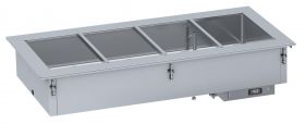 Bain Marie Drop-In Bain-Marie 2/1 - Handmatig Water Vullen 79x72x30,2 cm Combisteel 7495.0310