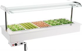 Bain Marie Drop-In Bain-Marie 5/1 - 180x70x105 cm Combisteel 7178.2065