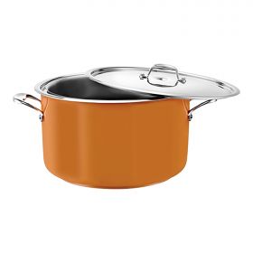 Bain marie pan Ø28 cm RVS (geel) Pujadas EMG 720964