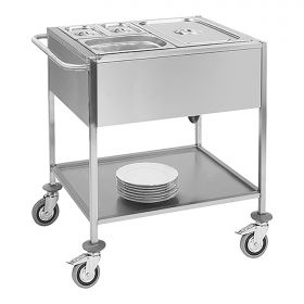 Bain marie wagen RVS EMGA EMG 710052