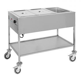 Bain marie wagen RVS EMGA EMG 710053