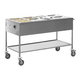 Bain marie wagen RVS EMGA EMG 710054