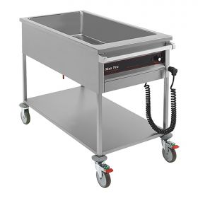 Bain marie wagen RVS MaxPro EMG 921531