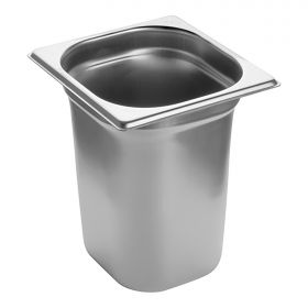 Bak gastronorm GN1/6 RVS CaterChef EMG 953161