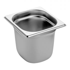Bak gastronorm GN1/6 RVS CaterChef EMG 953162
