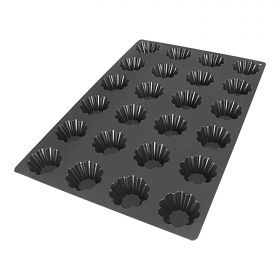 Bakmat Briochette silicoon (zwart) Silikomart EMG 70601