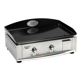 Bakplaat glad elektr. RVS Roller Grill EMG 304160