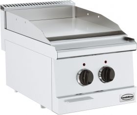 Bakplaat / Grillplaat Base 600 Elektrisch Chroom Enkel Verchroomd glad - 40x60x30 cm Combisteel 7178.0065