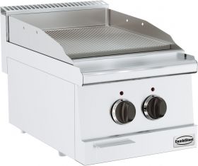 Bakplaat / Grillplaat Base 600 Elektrisch Geribd Enkel - 40x60x30 cm Combisteel 7178.0045