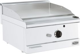 Bakplaat / Grillplaat Base 600 Gasbakplaat Chroom Dubbel Verchroomd glad - 60x60x30 cm Combisteel 7178.0060