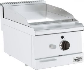 Bakplaat / Grillplaat Base 600 Gasbakplaat Chroom Enkel Verchroomd glad - 40x60x30 cm Combisteel 7178.0055