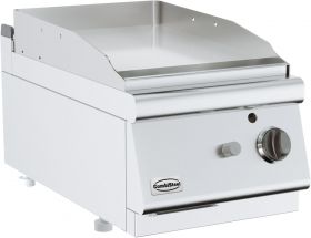 Bakplaat / Grillplaat Base 700 Gasbakplaat Chroom Enkel Tafelmodel Verchroomd glad - 40x70x30 cm Combisteel 7178.0255