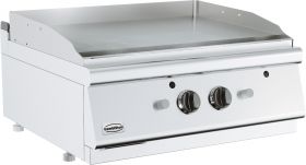 Bakplaat / Grillplaat Base 700 Gasbakplaat Dubbel Tafelmodel Glad - 80x70x30 cm Combisteel 7178.0230