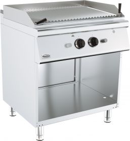 Bakplaat / Grillplaat Base 700 Lavasteengrill Gas - 80x70x90 cm Combisteel 7178.0500