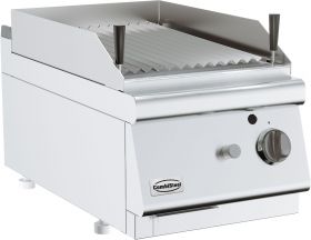 Bakplaat / Grillplaat Base 700 Lavasteengrill Gas Enkel Tafelmodel - 40x70x30 cm Combisteel 7178.0275