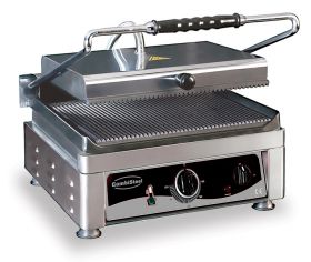 Bakplaat / Grillplaat Contact Grill Geribd - 41x50x30 cm Combisteel 7491.0005