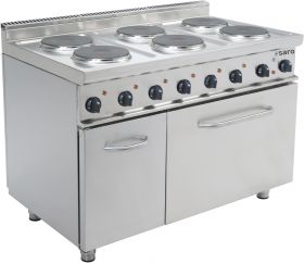 Bakplaat / Grillplaat Elektrisch Fornuis Met Elektrische Oven Model E7/Cuet6Le Saro 423-1085