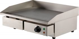 Bakplaat / Grillplaat Elektrische Glad - 55x47x23 cm Combisteel 7455.1075