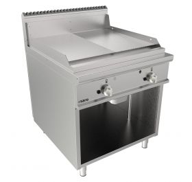 Bakplaat / Grillplaat Gas Met Open Onderstel - Model Lq Ftg4Bam Saro 423-8645