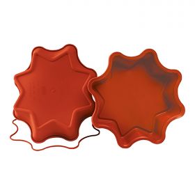 Bakvorm Grote Ster Ø26 cm silicoon (rood) Silikomart EMG 70082