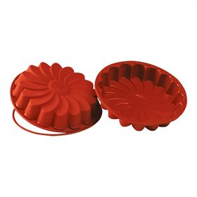 Bakvorm Margriet Ø22 cm silicoon (rood) Silikomart EMG 70083