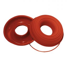 Bakvorm savarin Ø24 cm silicoon (rood) Silikomart EMG 70098