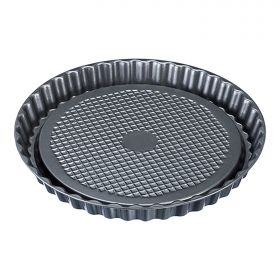 Bakvorm taart Ø28 cm staal (grijs) Westmark EMG 16215