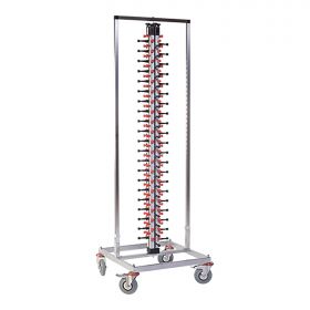 Bordenrek verrijdbaar RVS Plate Mate EMG 556030