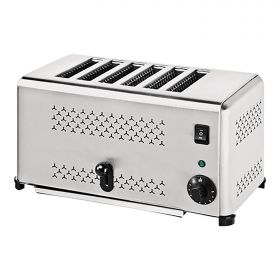Broodrooster 6-sleuven RVS CaterChef EMG 688016