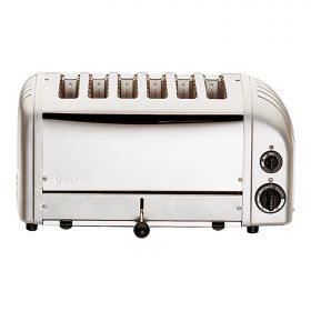 Broodrooster 6-sleuven RVS Dualit EMG 310004