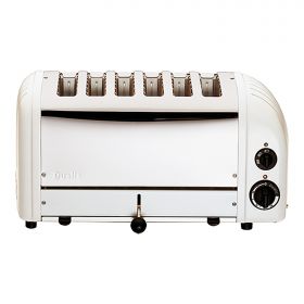 Broodrooster 6-sleuven RVS (wit) Dualit EMG 310002